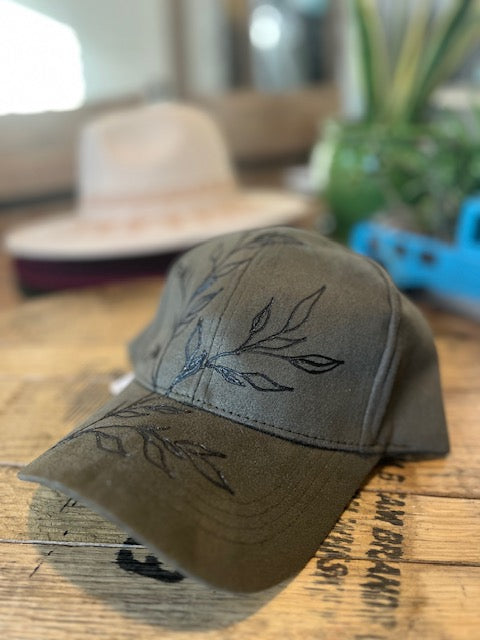 Ball Cap -Vine Design