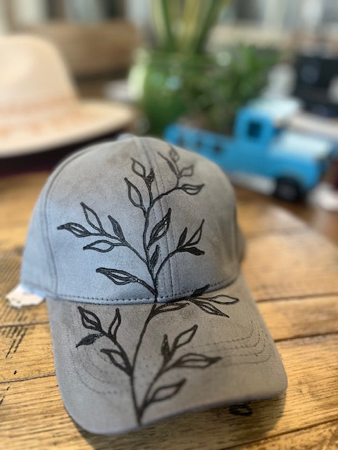 Ball Cap -Vine Design