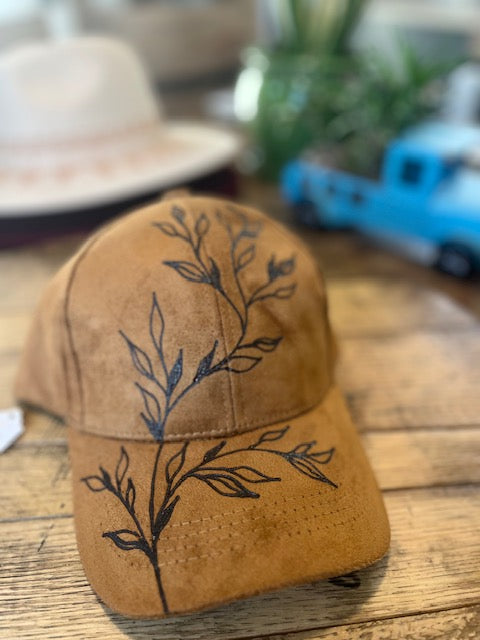 Ball Cap -Vine Design