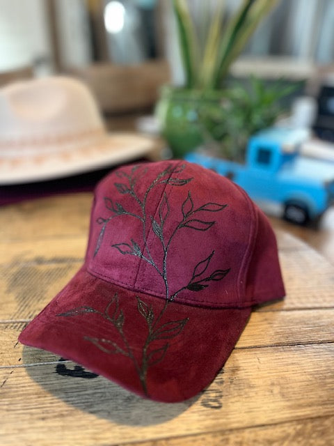 Ball Cap -Vine Design