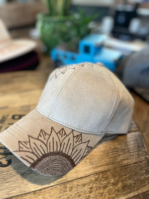 Ball Cap -Double Sunflower